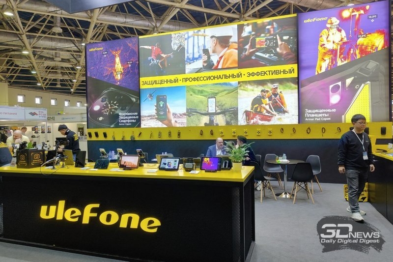 Ulefone представила защищённые смартфоны с необычными функциями на выставке «Связь-2025»