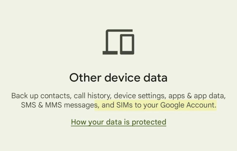 В резервных копиях Android теперь будут сохраняться SIM-карты