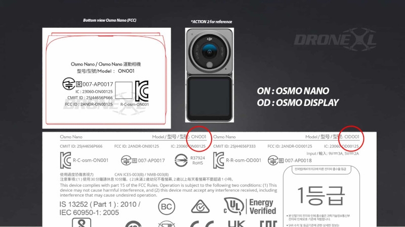 DJI готовит к выпуску три новых дрона и камеру Osmo Nano