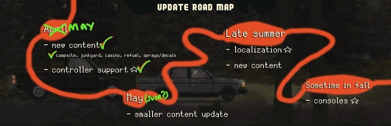 Дорожное приключение Keep Driving получило первое крупное обновление и порадовало создателей продажами — поддержка русского языка на подходе