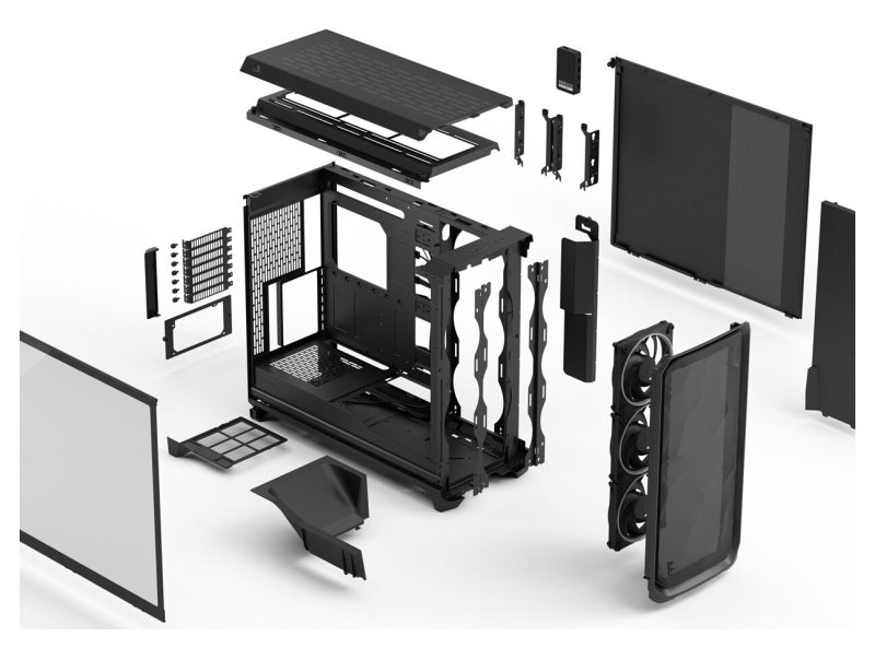 Fractal Design представила серию компьютерных корпусов Meshify 3 разных размеров и конфигураций