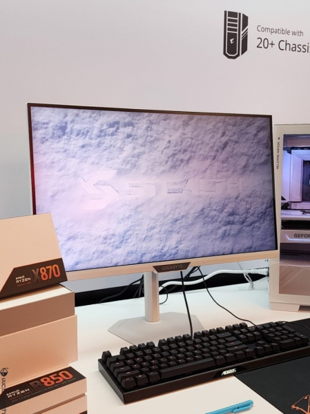 Gigabyte показала быстрые игровые мониторы на панелях&nbsp;QD-OLED и IPS на выставке Computex 2025