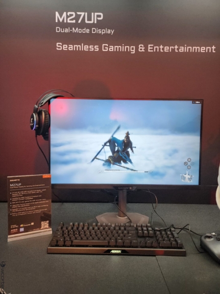 Gigabyte показала быстрые игровые мониторы на панелях&nbsp;QD-OLED и IPS на выставке Computex 2025