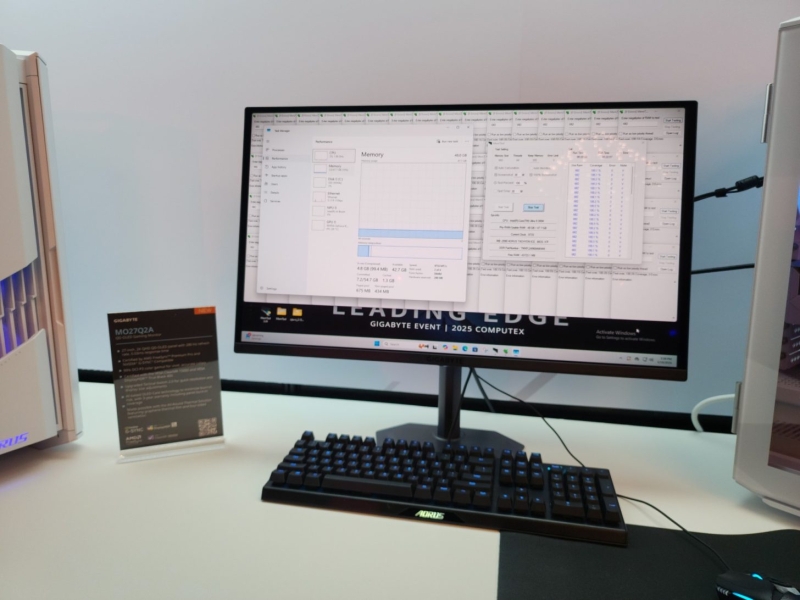 Gigabyte показала быстрые игровые мониторы на панелях&nbsp;QD-OLED и IPS на выставке Computex 2025