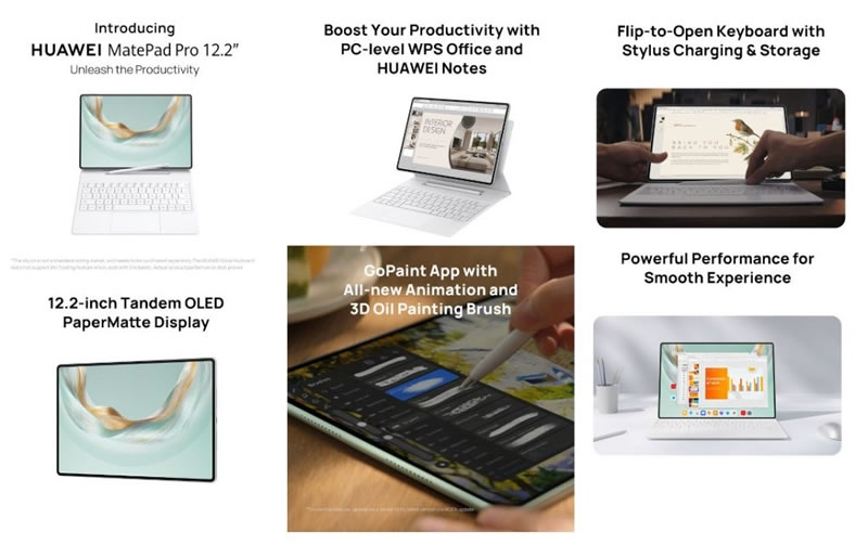 Huawei представила планшет MatePad Pro 12.2 (2025) с экраном Tandem OLED PaperMatte, защищающим зрение