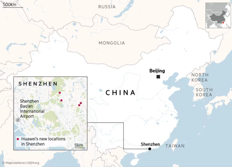 Huawei скрытно строит в Китае крупнейший полупроводниковый завод &mdash; его засекли по спутниковым снимкам