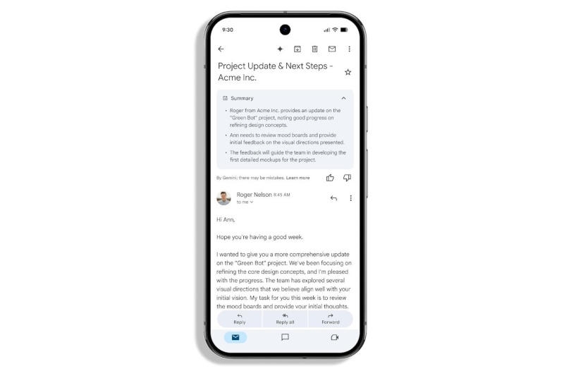 ИИ начал автоматически конспектировать содержимое писем Gmail