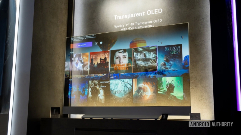 LG показала растягивающиеся, скручивающиеся и прозрачные дисплеи для автомобилей