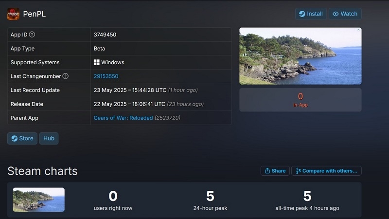 Microsoft готовит &laquo;бету&raquo; Gears of War: Reloaded, но никому об этом не сказала &mdash; тестовая версия ремастера засветилась в базе данных Steam