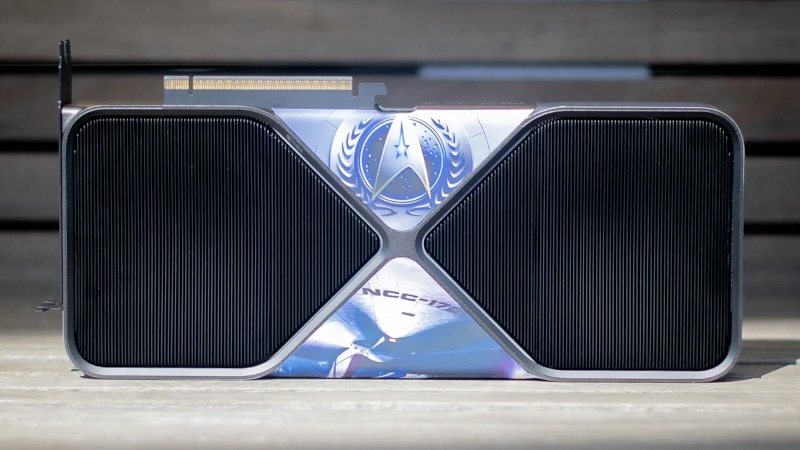 Nvidia показала GeForce RTX 5090 в стилях «Звёздных войн» и «Звёздного пути», но продавать их не будет