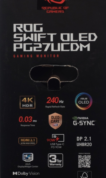 Обзор игрового QD-OLED 4K-монитора ASUS ROG Swift OLED PG27UCDM: «полный фарш»
