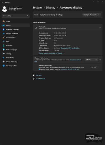Обзор игрового QD-OLED 4K-монитора ASUS ROG Swift OLED PG27UCDM: «полный фарш»