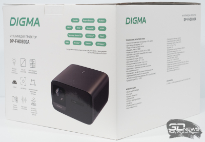 Обзор LCD Full HD-проектора Digma DP-FHD800A: современный подход