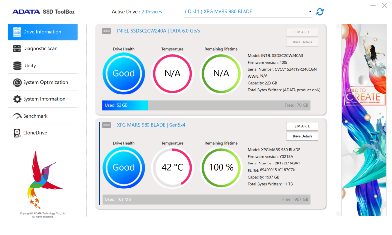 Обзор PCIe 5.0-накопителя Adata XPG Mars 980 Вlade: доступный флагман на чипе SM2508
