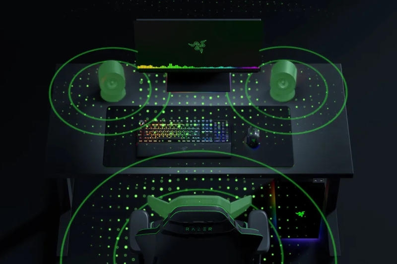 Razer представила подголовник для игрового кресла, который заменяет наушники