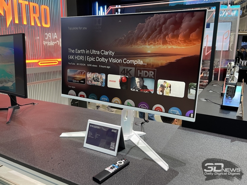 Репортаж со стенда Acer на выставке Computex 2025: ноутбуки, мониторы и видеокарты