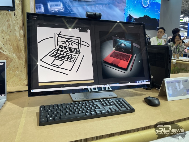 Репортаж со стенда Acer на выставке Computex 2025: ноутбуки, мониторы и видеокарты