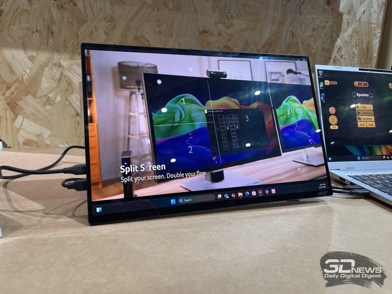 Репортаж со стенда Acer на выставке Computex 2025: ноутбуки, мониторы и видеокарты