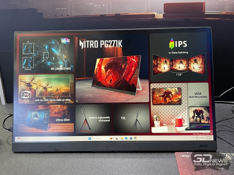 Репортаж со стенда Acer на выставке Computex 2025: ноутбуки, мониторы и видеокарты