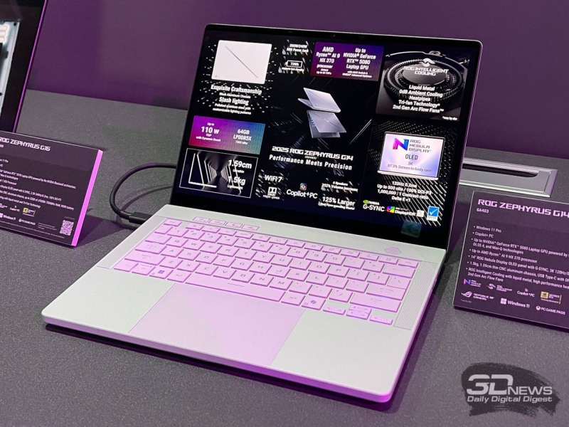 Репортаж со стенда ASUS на выставке Computex 2025: передовые мониторы, компьютеры и периферия для геймеров