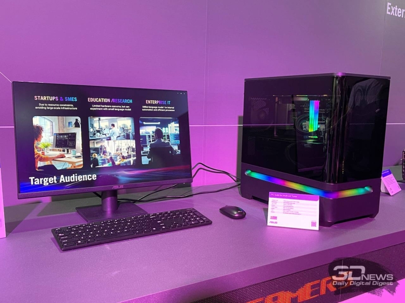 Репортаж со стенда ASUS на выставке Computex 2025: передовые мониторы, компьютеры и периферия для геймеров