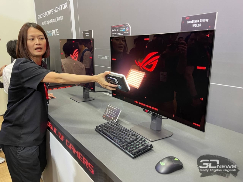 Репортаж со стенда ASUS на выставке Computex 2025: передовые мониторы, компьютеры и периферия для геймеров