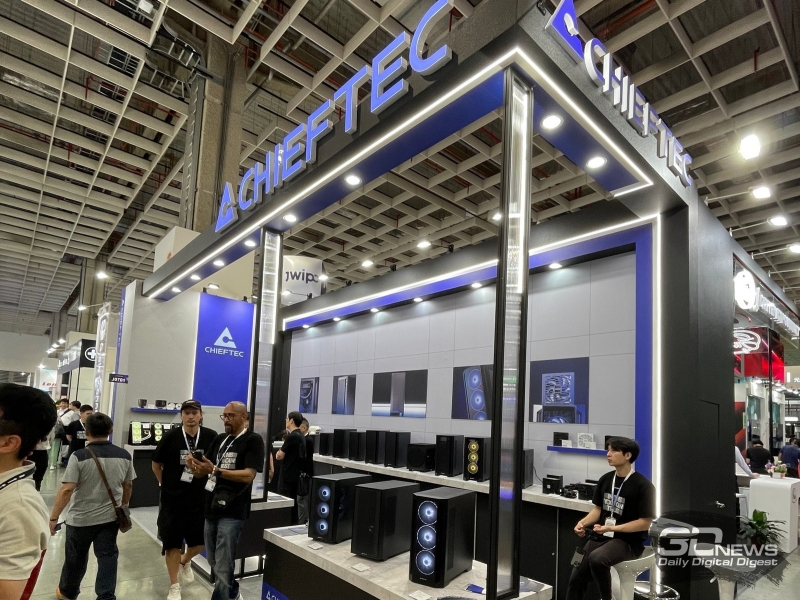 Репортаж со стенда Chieftec на выставке Computex 2025: необычные корпуса, мощные блоки питания и другие новинки
