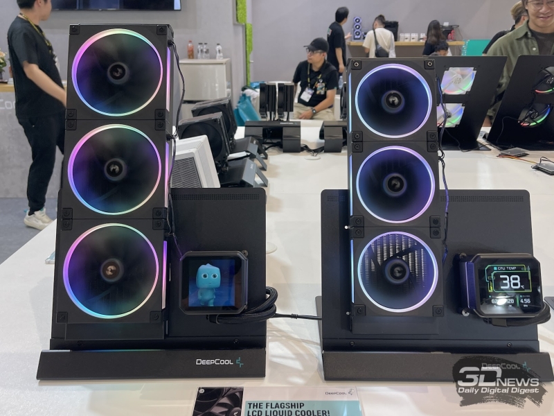 Репортаж со стенда DeepCool на выставке Computex 2025: мощные кулеры, необычные корпуса и не только
