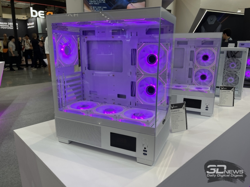 Репортаж со стенда Formula V Line на выставке Computex 2025: корпуса, охлаждение и блоки питания для мощных ПК