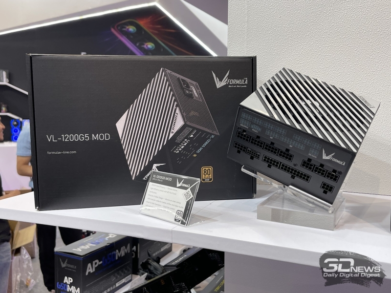 Репортаж со стенда Formula V Line на выставке Computex 2025: корпуса, охлаждение и блоки питания для мощных ПК