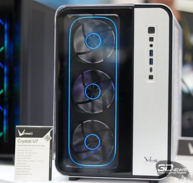 Репортаж со стенда Formula V Line на выставке Computex 2025: корпуса, охлаждение и блоки питания для мощных ПК