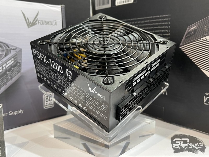 Репортаж со стенда Formula V Line на выставке Computex 2025: корпуса, охлаждение и блоки питания для мощных ПК