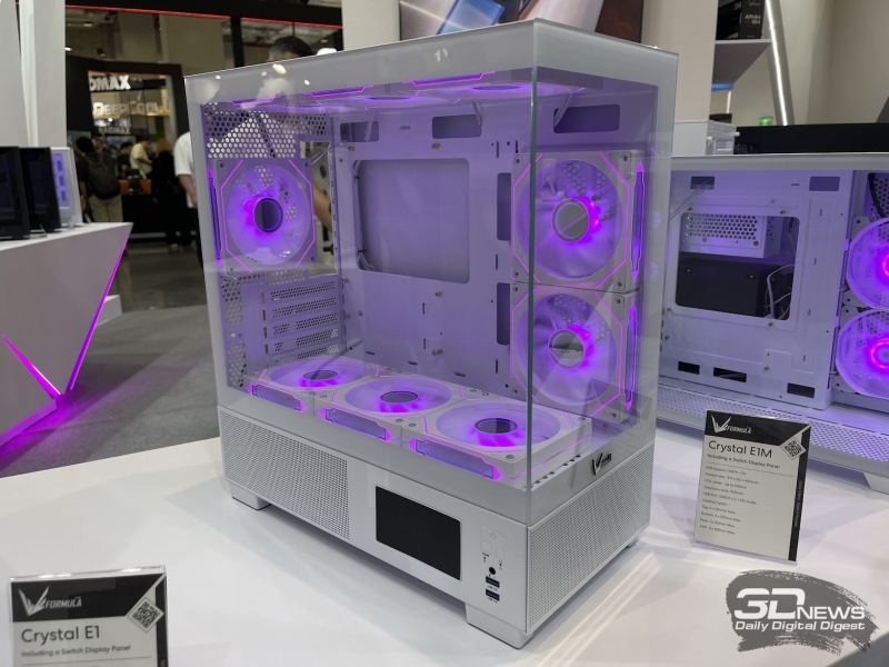 Репортаж со стенда Formula V Line на выставке Computex 2025: корпуса, охлаждение и блоки питания для мощных ПК