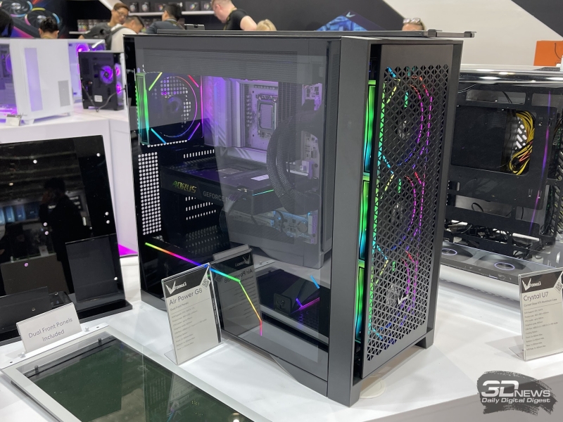 Репортаж со стенда Formula V Line на выставке Computex 2025: корпуса, охлаждение и блоки питания для мощных ПК