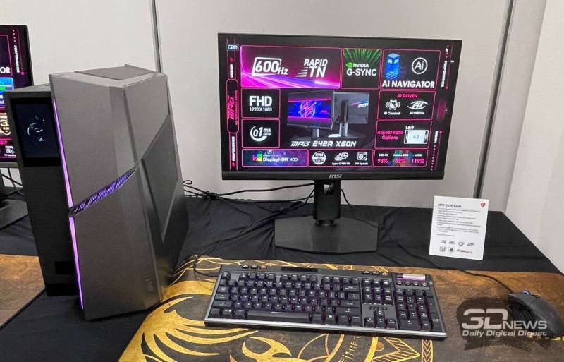 Репортаж со стенда MSI на выставке Computex 2025: игровые мониторы