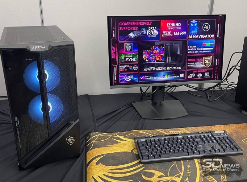 Репортаж со стенда MSI на выставке Computex 2025: игровые мониторы