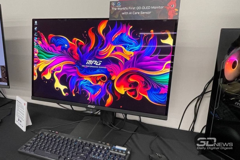 Репортаж со стенда MSI на выставке Computex 2025: игровые мониторы