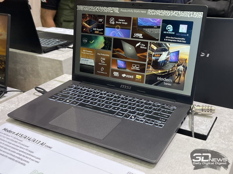 Репортаж со стенда MSI на выставке Computex 2025: мощные ноутбуки для геймеров и профессионалов