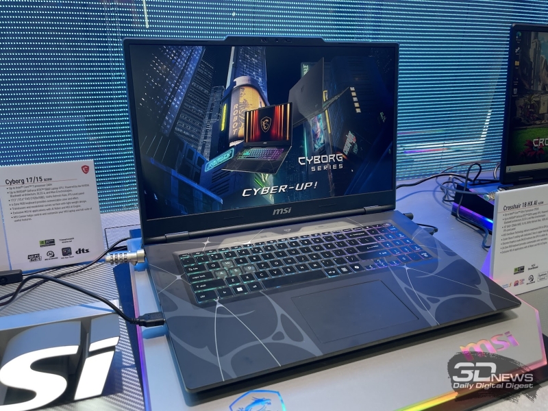 Репортаж со стенда MSI на выставке Computex 2025: мощные ноутбуки для геймеров и профессионалов