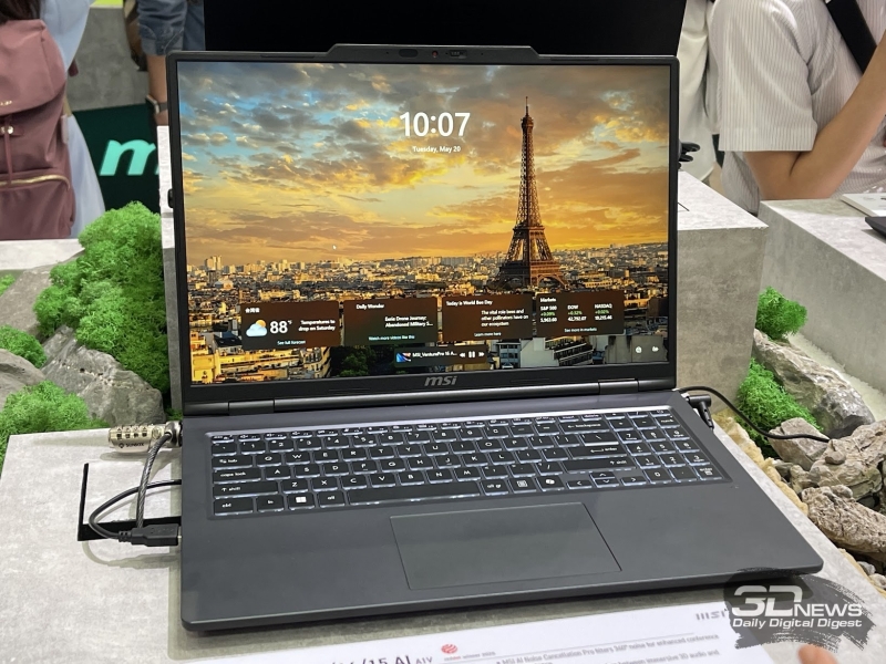 Репортаж со стенда MSI на выставке Computex 2025: мощные ноутбуки для геймеров и профессионалов