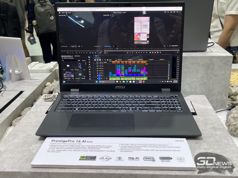 Репортаж со стенда MSI на выставке Computex 2025: мощные ноутбуки для геймеров и профессионалов