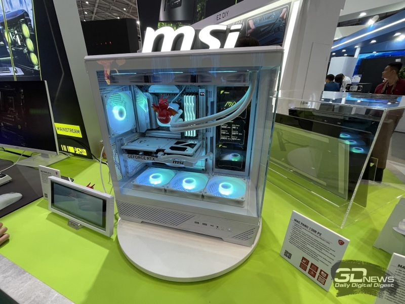 Репортаж со стенда MSI на выставки Computex 2025: ретро-видеокарты, флагманские материнские платы и не только