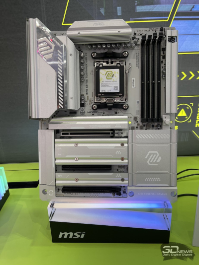 Репортаж со стенда MSI на выставки Computex 2025: ретро-видеокарты, флагманские материнские платы и не только