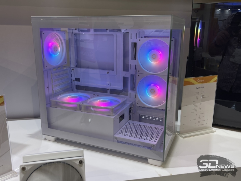 Репортаж со стенда Ocypus на выставке Computex 2025: передовые СЖО, элегантные корпуса и другие новинки