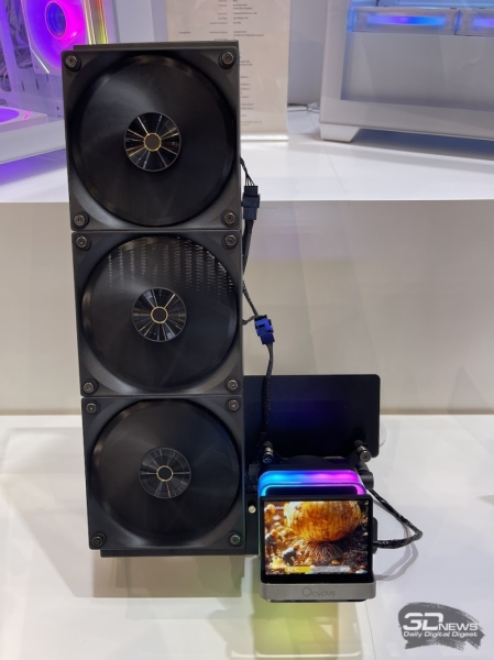 Репортаж со стенда Ocypus на выставке Computex 2025: передовые СЖО, элегантные корпуса и другие новинки