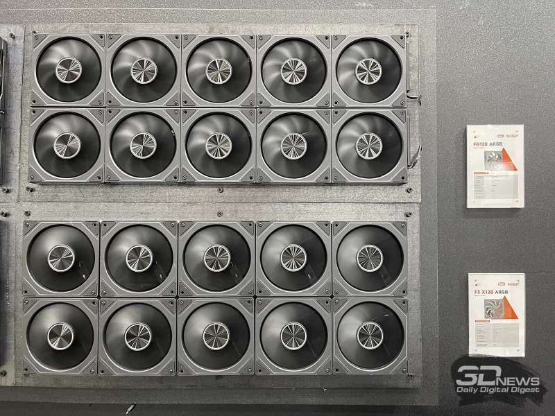 Репортаж со стенда PCCooler  на выставке Computex 2025: мощные кулеры и СЖО, корпуса и вентиляторы