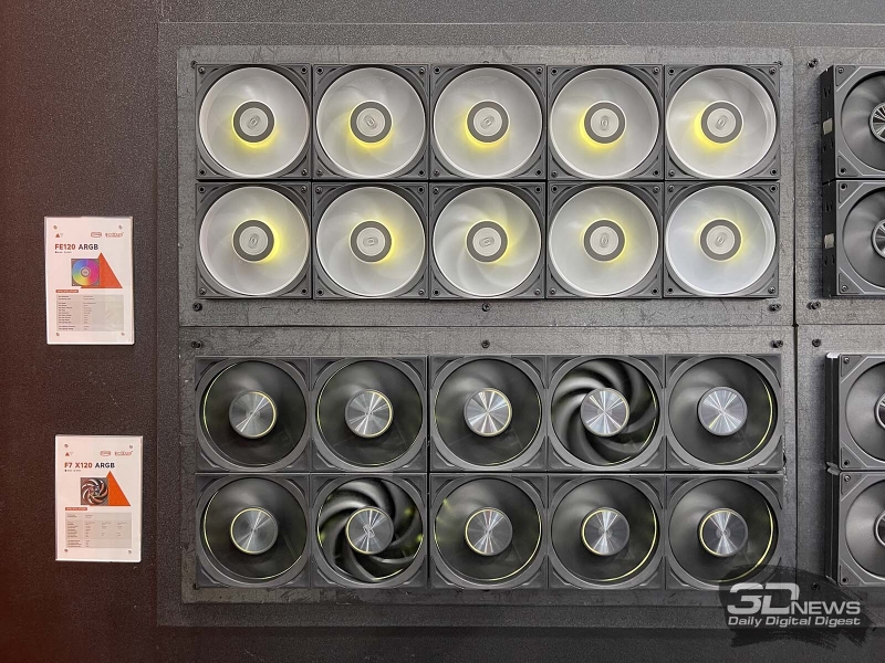 Репортаж со стенда PCCooler  на выставке Computex 2025: мощные кулеры и СЖО, корпуса и вентиляторы