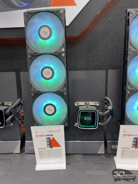 Репортаж со стенда PCCooler  на выставке Computex 2025: мощные кулеры и СЖО, корпуса и вентиляторы