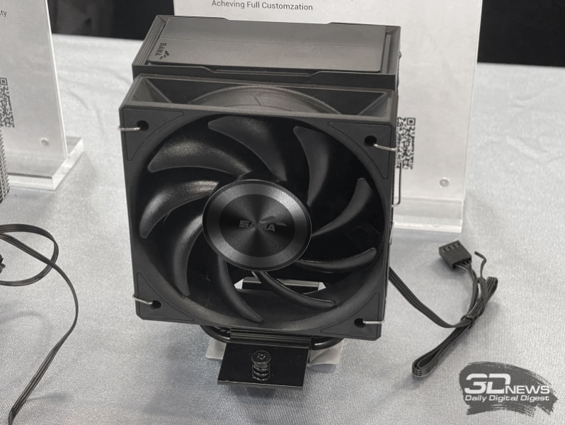 Репортаж со стенда SAMA на выставке Computex 2025: блоки питания, СЖО, кулеры для процессоров и корпуса