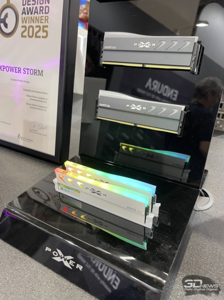 Репортаж со стенда Silicon Power на выставке Computex 2025: серия SSD Endura, быстрая оперативная память и другие новинки